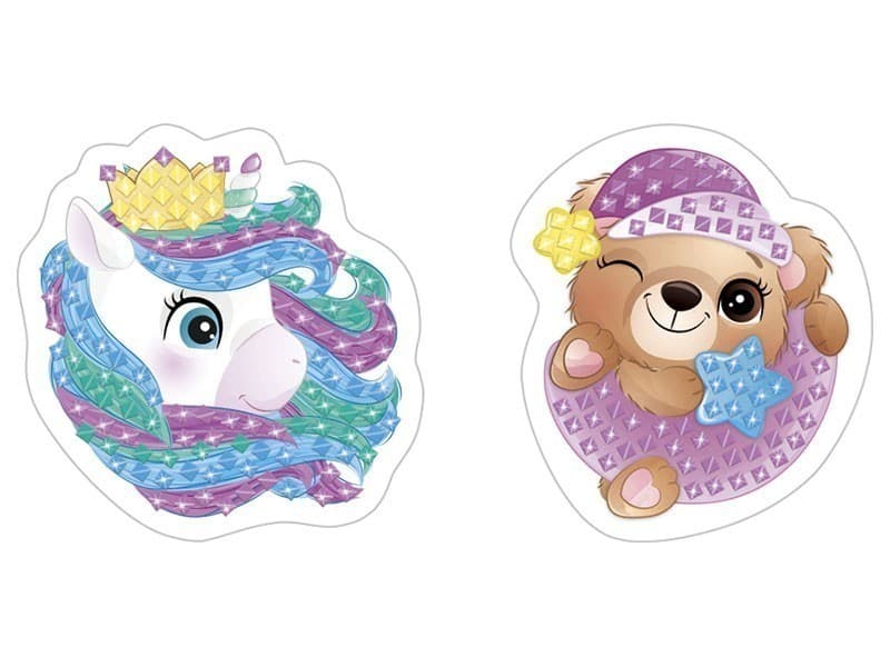 Стікерна мозаїка.Ведмежа та Єдиноріг, фото - 2