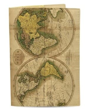 Обкладинка на паспорт ЕкоШкіра&amp;quot;Карта світу&amp;quot;, фото - 1