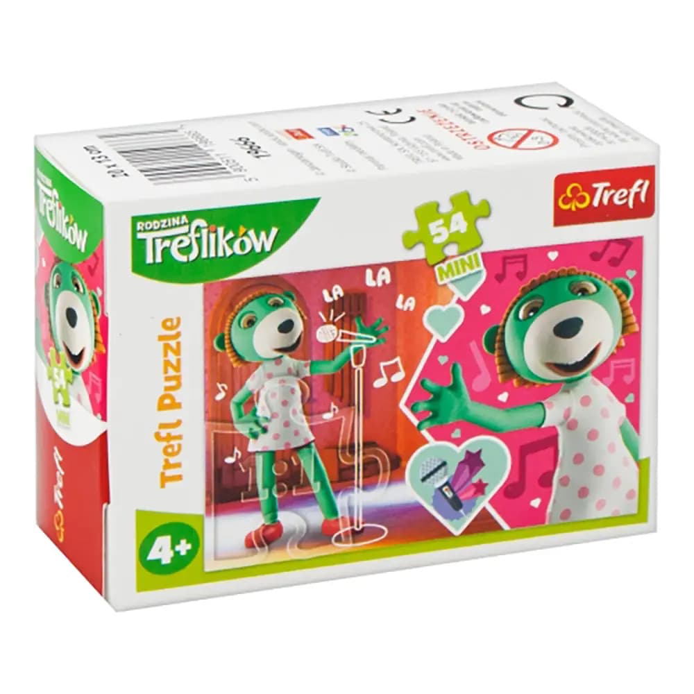 Пазли - (54 елм. Міні) - &amp;quot;Музика&amp;quot; / Сім&#39;я Трефликів/ (54181)/Trefl, фото - 1