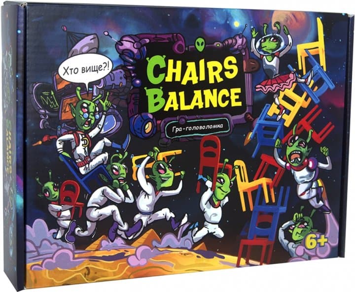 Настільна гра 30408 (укр) &amp;quot;Chairs Balance&amp;quot;, в кор-ці 24,7-18,2-5,5 см, фото - 1