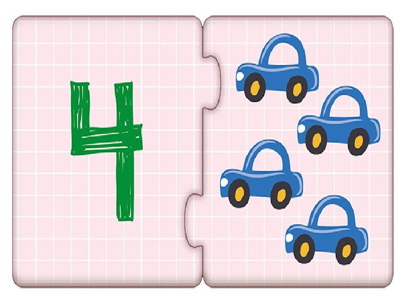 Пазли-половинки. Вивчаємо цифри, фото - 3