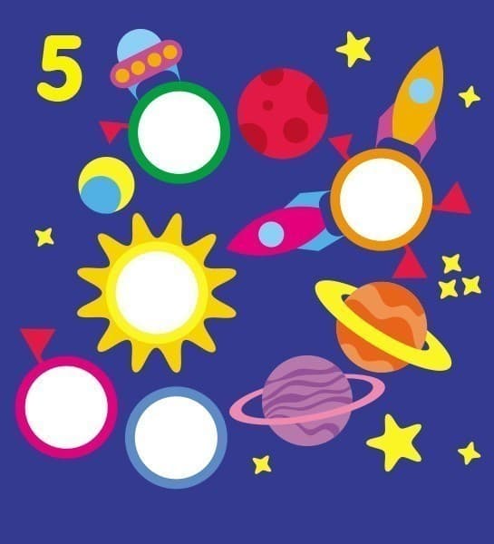 Мозаїка з наліпок. Для дітей від 3 років. Кружечки, фото - 2