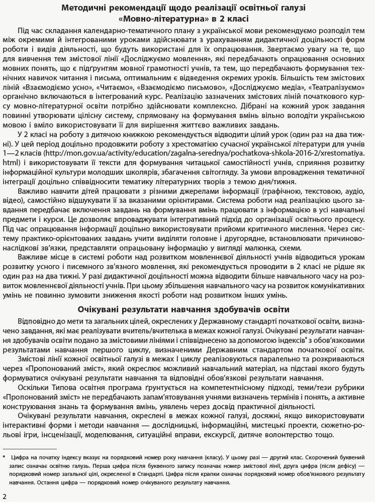 Українська мова. 2 клас. Тематично-дидактичний навігатор. До підручника Українська мова. 2 клас, фото - 3
