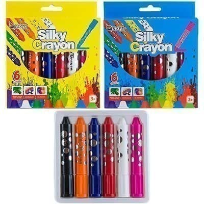 Олівці воскові 6шт 41557-UN, фото - 1