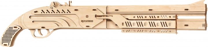 Механічна дерев&#39;яна 3D-модель &amp;quot;Рушниця&amp;quot;, фото - 1