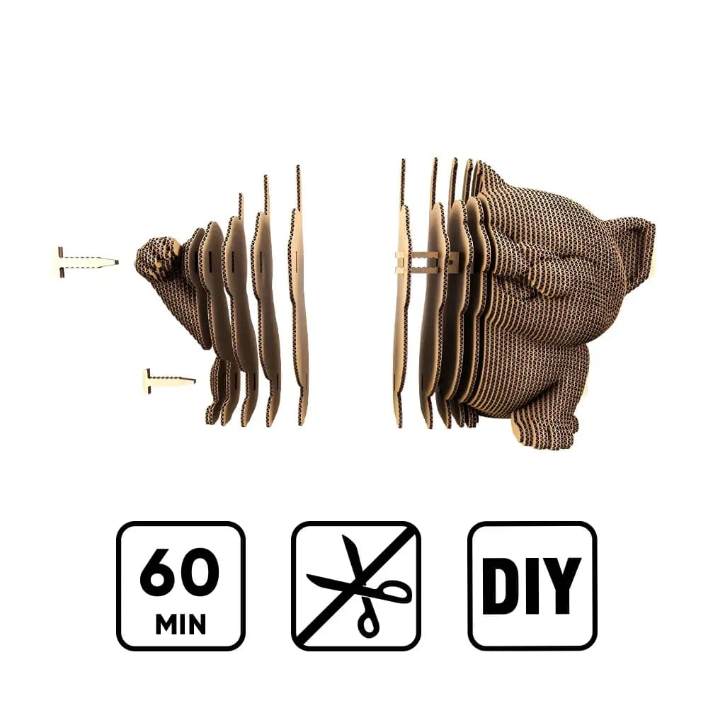 Картонний конструктор "Cartonic 3D Puzzle MANEKI KITTEN", фото - 3