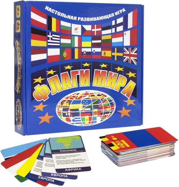 Гра (рос.) &amp;quot;Прапори світу&amp;quot;, в кор-ці 25-25-5см, фото - 1