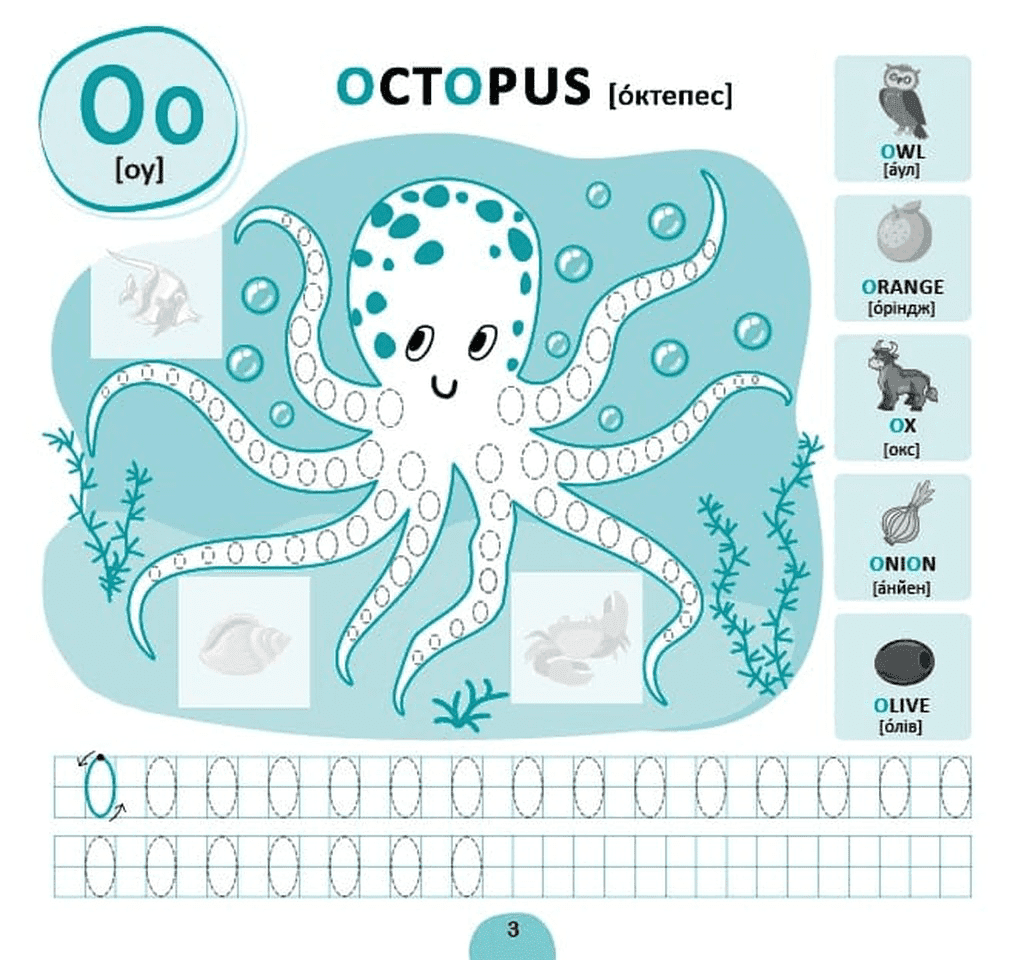 Прописи-асоціації. Англійська абетка, фото - 3