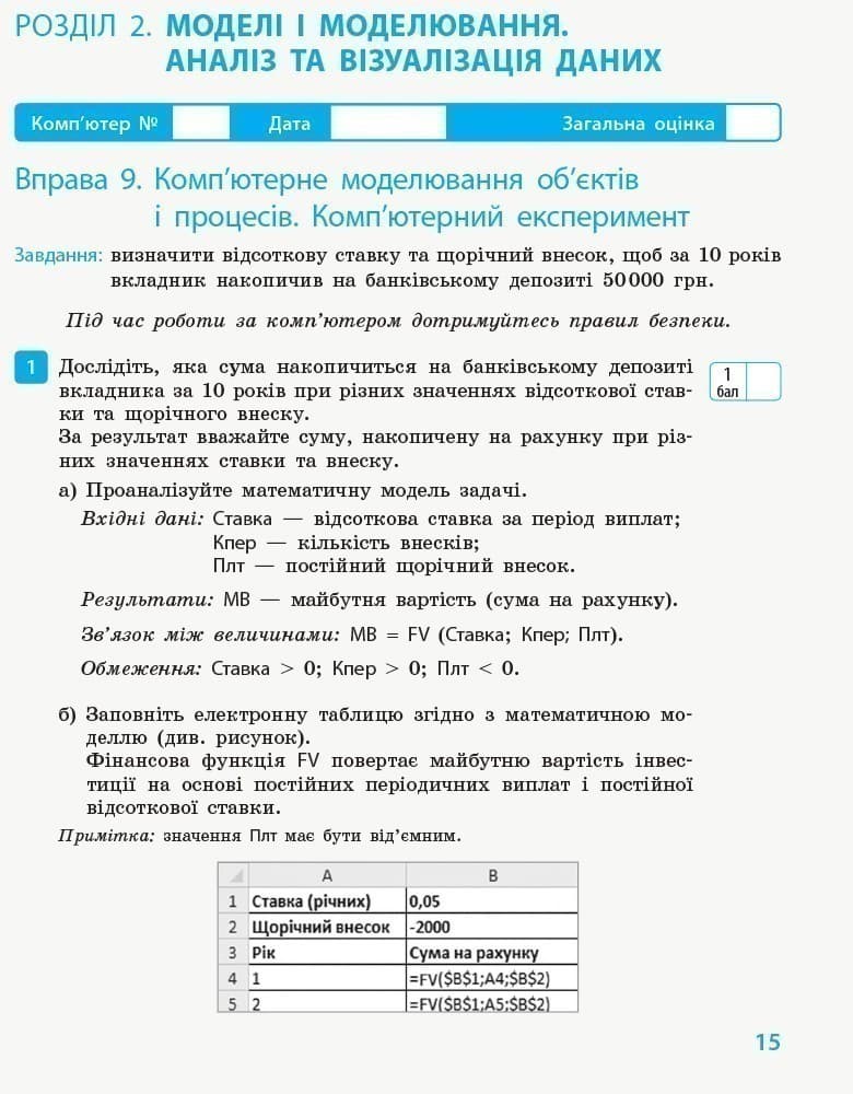 Інформатика. 10 (11) клас. Рівень стандарту : Робочий зошит (Бондаренко), фото - 2