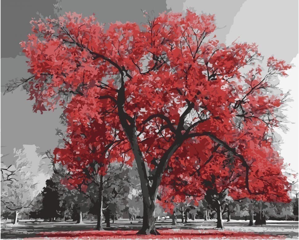 Набір для розпису &amp;quot;Канадський явір&amp;quot; 40*50 см, фото - 1