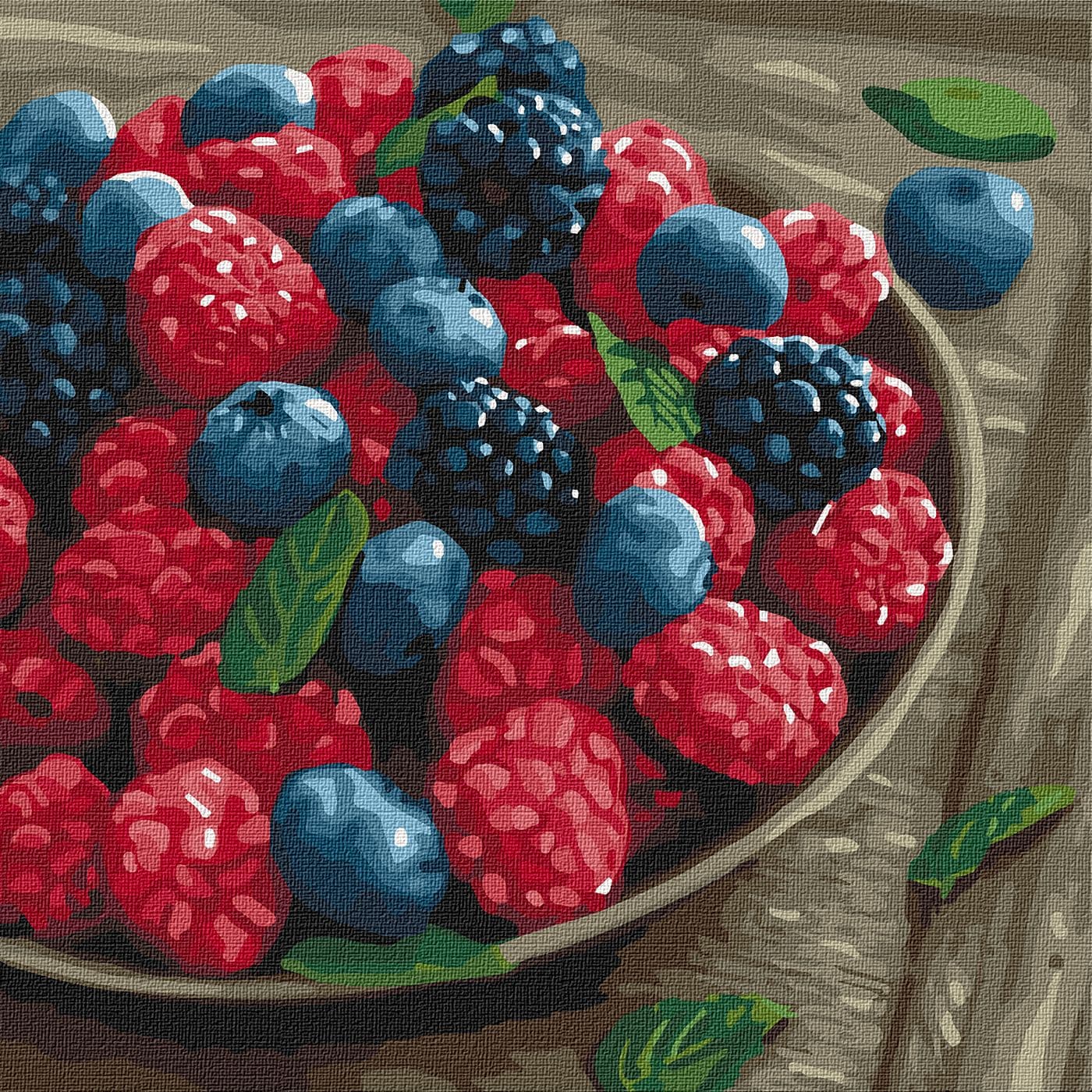 Набір для розпису по номерах &amp;quot;Дари літа&amp;quot; 40*40см, фото - 1