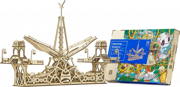 Пішохідний міст Колекційна модель с Лого і(укр), фото - 3