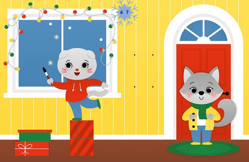 Олень. Аплікації наліпками, фото - 2