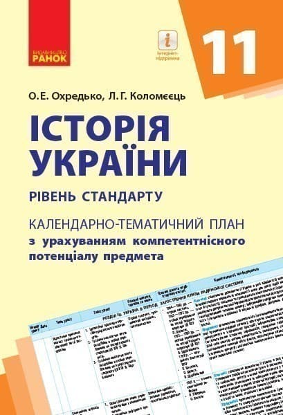 ІсторІя України. 11 клас. КТП, фото - 1