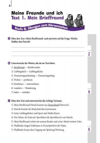 Німецька мова. 8 кл. Зошит з аудіювання. (Einfaches Horverstehen), фото - 2