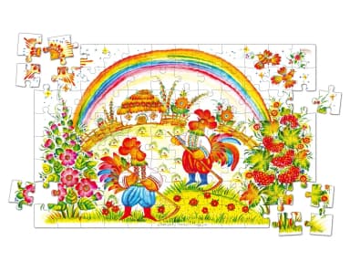 Пазл дерев&#39;яний &amp;quot;Завзяті косарі&amp;quot;