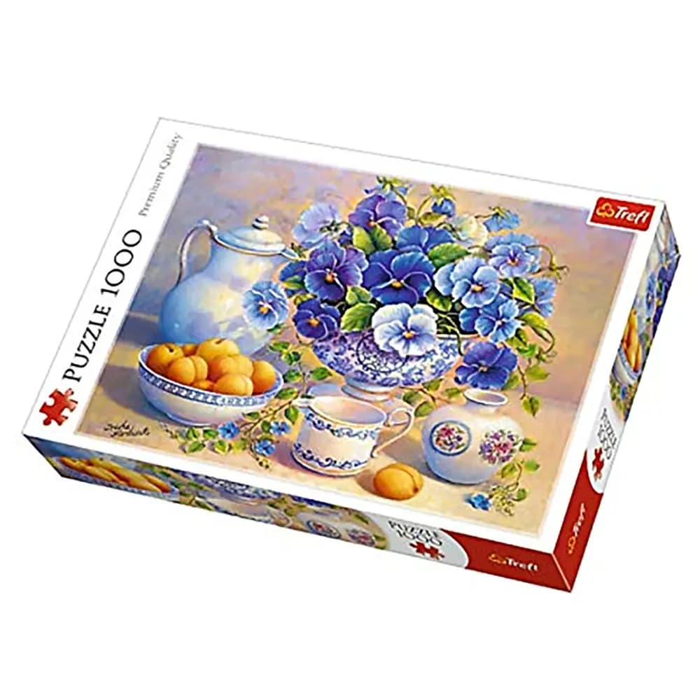 Пазли - (1000 елм.) &amp;quot;Блакитний букет&amp;quot; / DDFA/Trefl, фото - 1