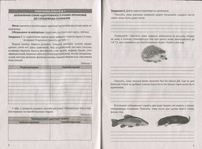 Біологія і екологія 11кл Зошит для практикуму. Рівень стандарту, фото - 1