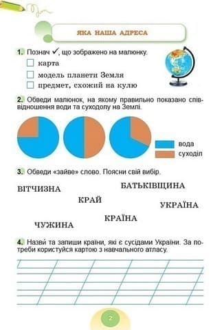 Я досліджую світ, 2 клас Зошит-практикум 1 частина (2025) НУШ_2, фото - 2