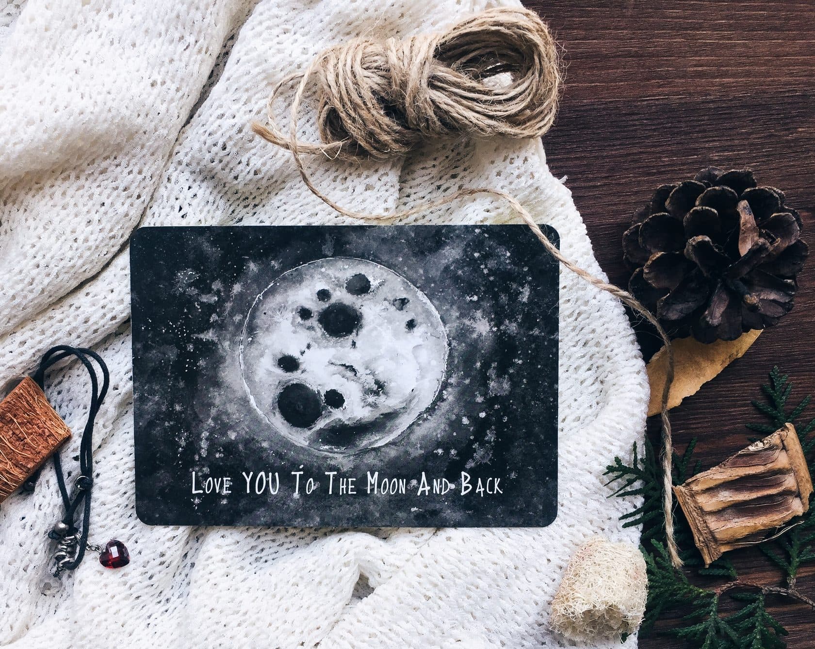 Листівка Місяць (Love you to the moon and back), фото - 1