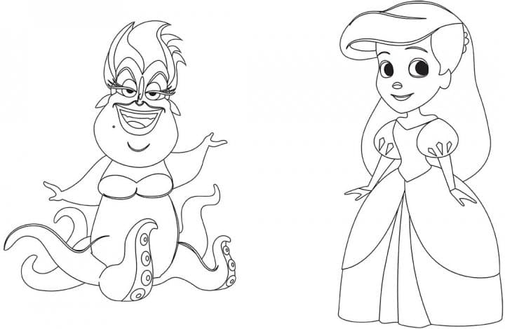 Книга Disney Маля. Гра з кольором. Русалонька, фото - 2