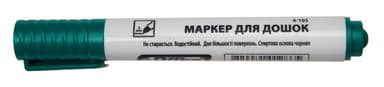 Маркер д/дошок, 1-3мм, кругл.вістр., спирт.основа, зелен, 4-105