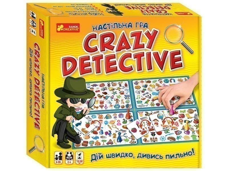 Настільна гра.Crazy detective, фото - 1