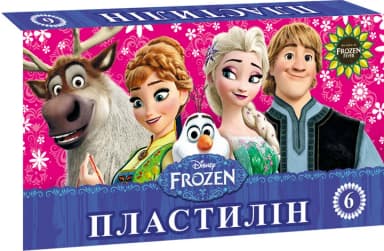 Пластилін FROZEN 6 кольорів