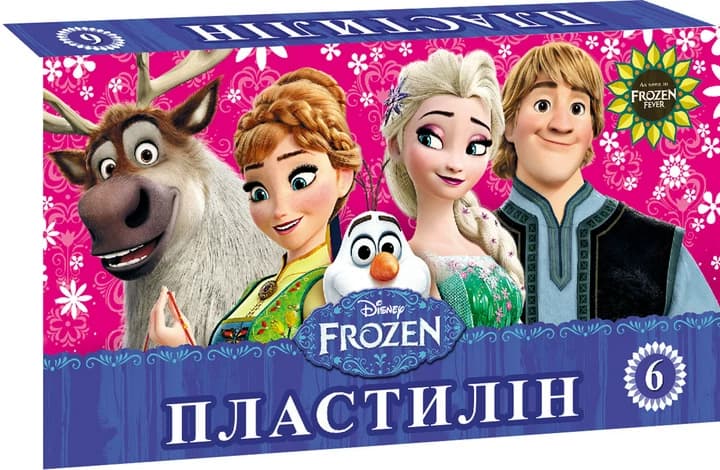 Пластилін FROZEN 6 кольорів, фото - 1