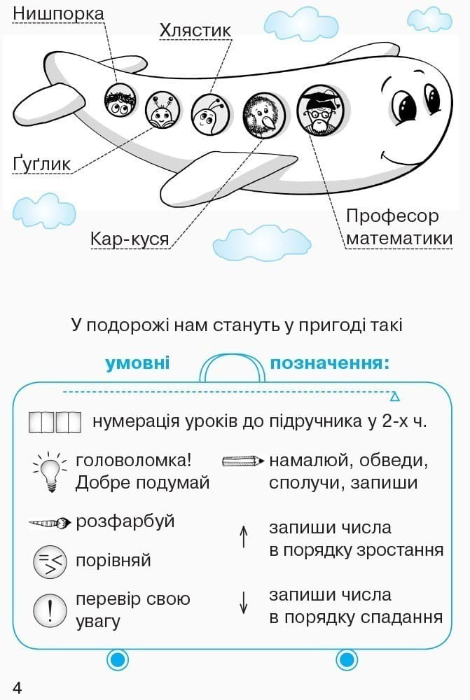 Математика. 1 клас. Робочий зошит. У 4-х частинах. Частина 1, фото - 3