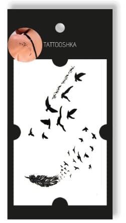 Тату &amp;quot;Зграя птахів&amp;quot;, фото - 2