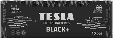 Батарейки Tesla AA BLACK+ 10 MULTIPACK (LR06 / SHRINK) 10 шт