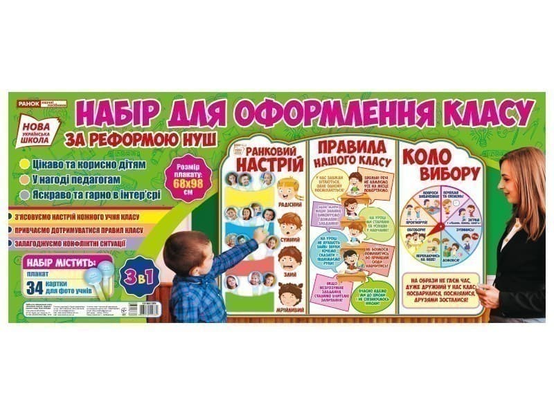 Стенд.Ранковий настрій.Правила нашого класу.Коло вибору, фото - 1