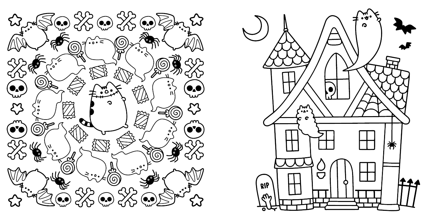 Розмальовка. Pusheen, фото - 2