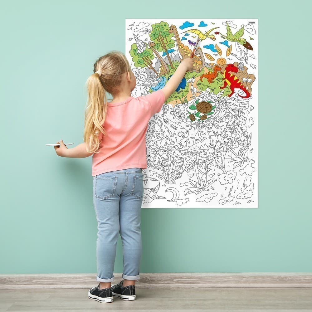 Розмальовка &amp;quot;Діноленд&amp;quot; (59х84см), фото - 2