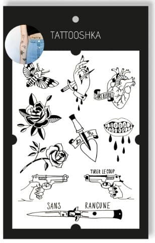 Тату сет &amp;quot;Брутальність&amp;quot;, фото - 2