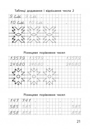 Математичні ПРОПИСИ. 1 кл. Скворцова, Онопрієнко, фото - 2