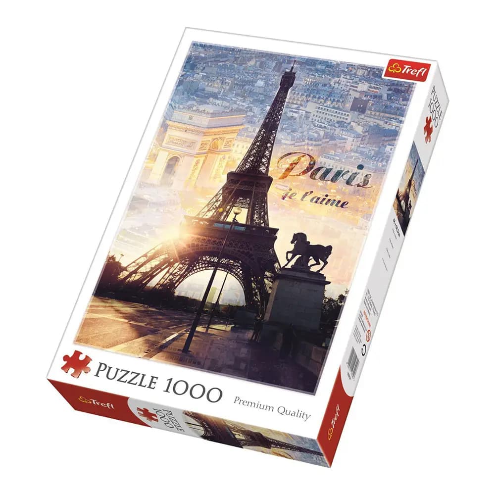 Пазли - (1000 елм.) - &amp;quot;Париж на світанку&amp;quot; / Trefl, фото - 1