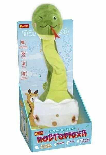 Інтерактивна іграшка-повторюха. Змія, фото - 1
