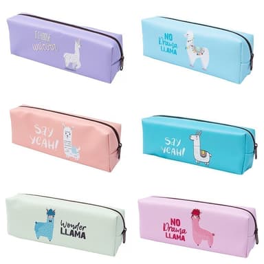 Пенал косметичка 21*5*3см Лама микс TIKI 53301-ТК