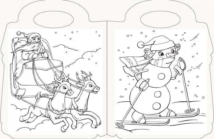 Розмальовки у сумочці. Новий рік, фото - 3