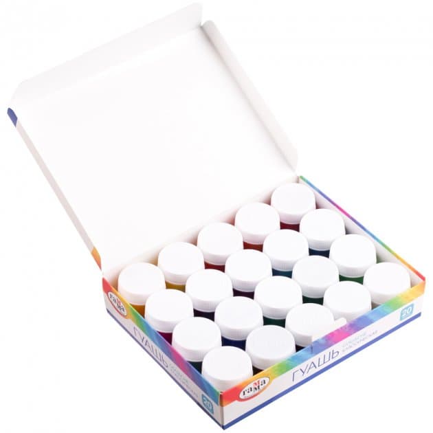 Гуаш КЛАСИЧНА 20мл 20кол 22103020 ГАММА, фото - 2