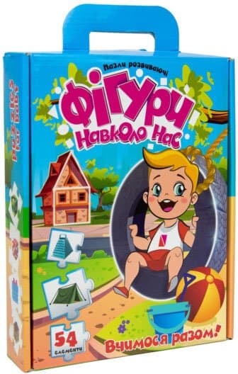 Пазли &amp;quot;Фігури навколо нас&amp;quot;, в кор-ці 23-18,5-5 см