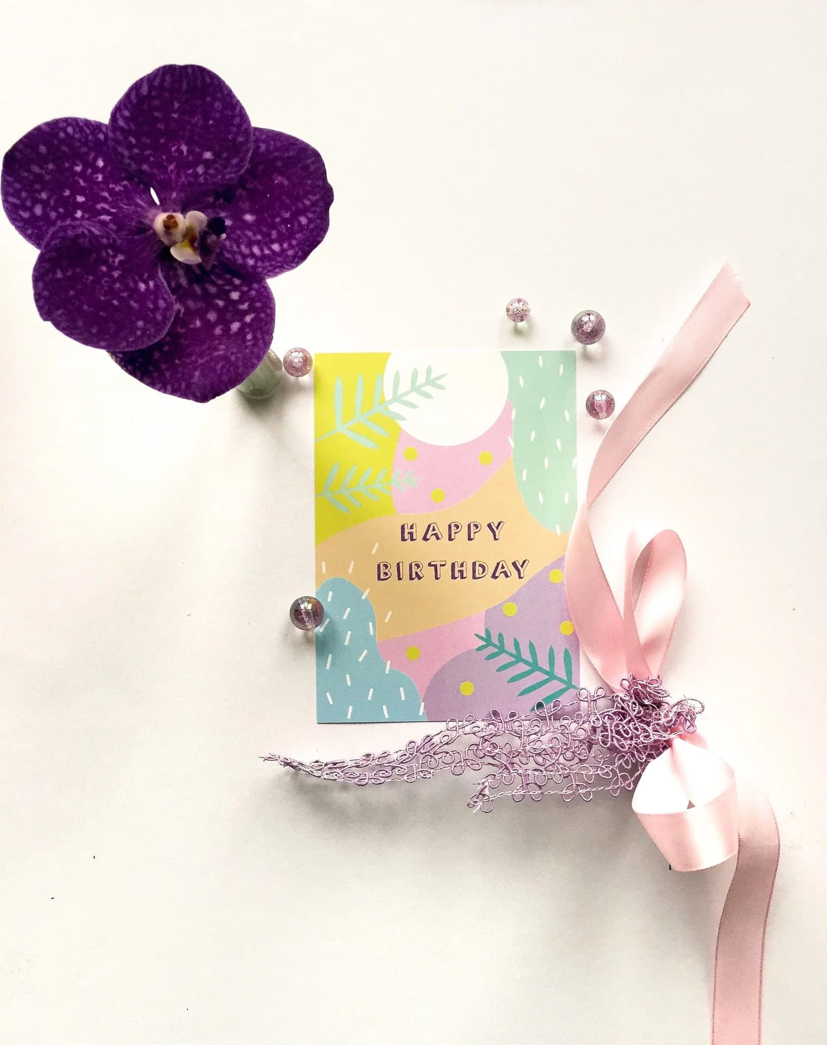 Листівка класична Happy birthday, фото - 1