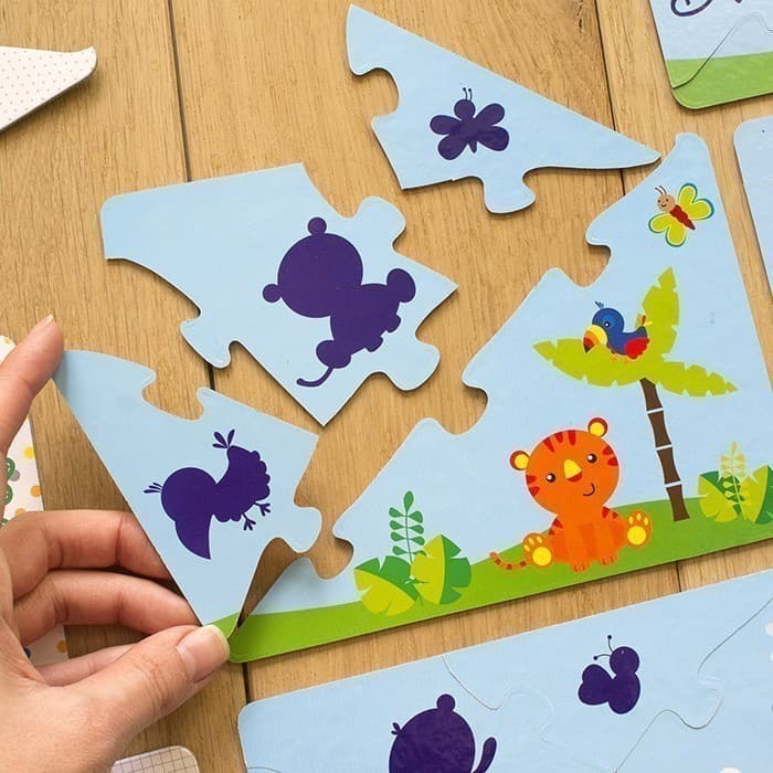 Навчальні пазли.Вивчаємо світ звірят, фото - 3