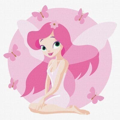 Набір для розпису по номерах. &amp;quot;Чарівна фея&amp;quot; 30х30см, фото - 1