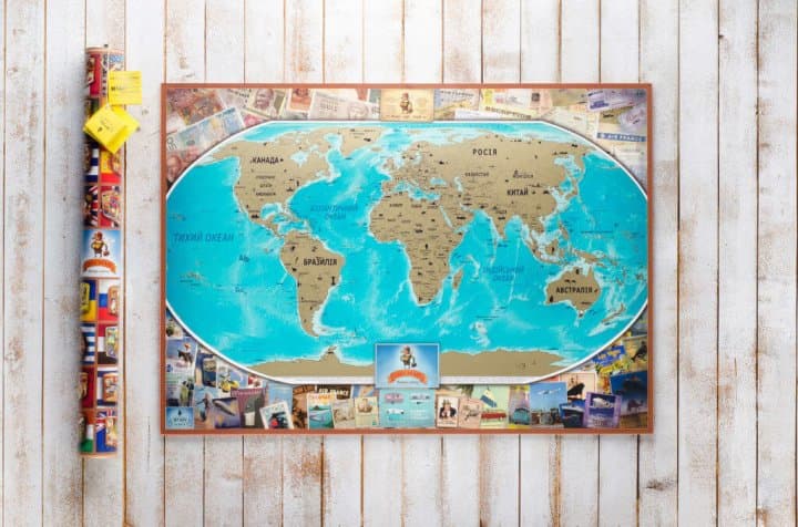 Скретч карта My Map Vintage edition (укр), фото - 1