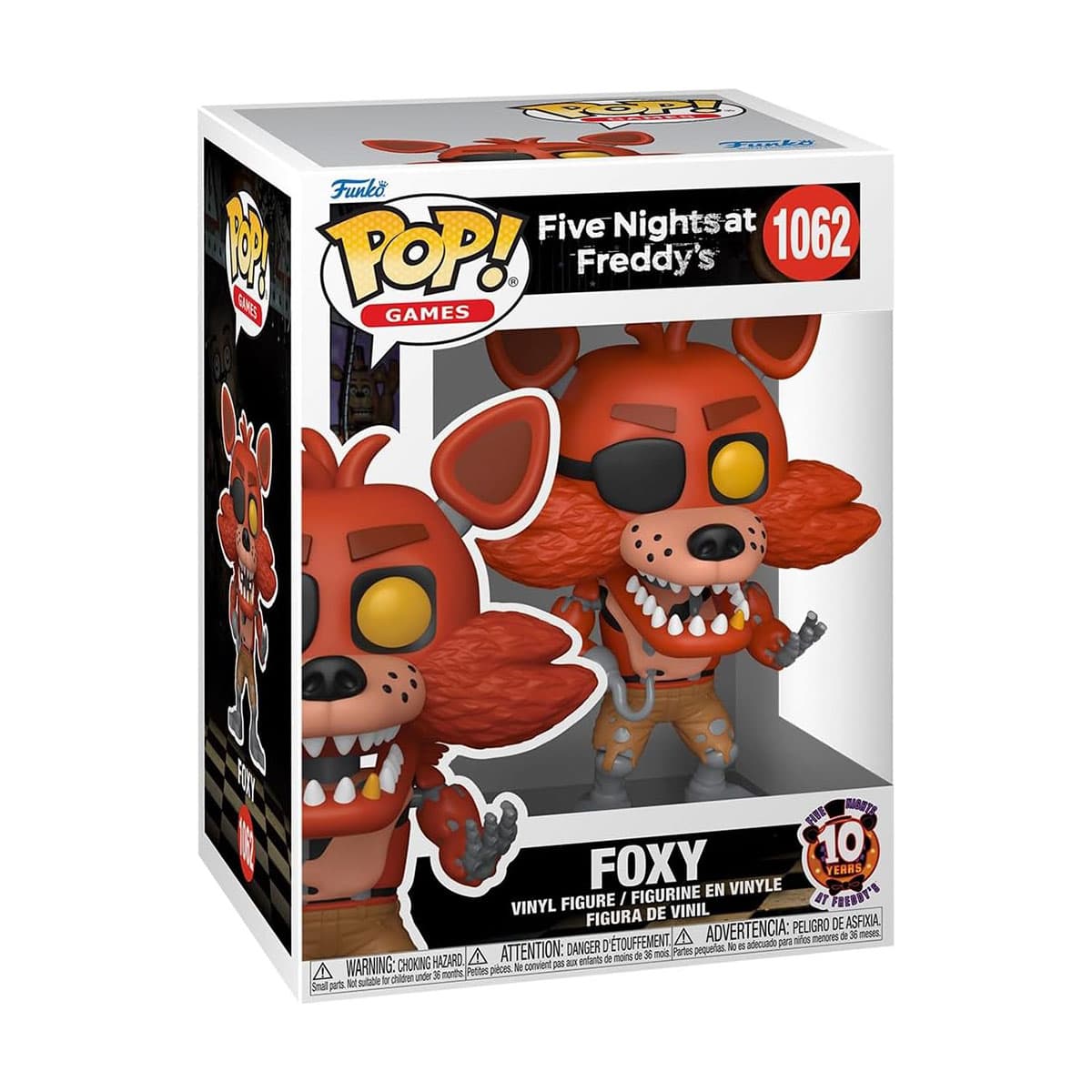 Ігрова фігурка Funko POP! серії 5 ночей у Фредді: 10 років" - Фоксі", фото - 1