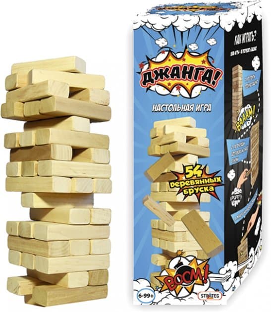 Гра 24 (рос.) &amp;quot;Джанга, 54 бруски&amp;quot;, фото - 1