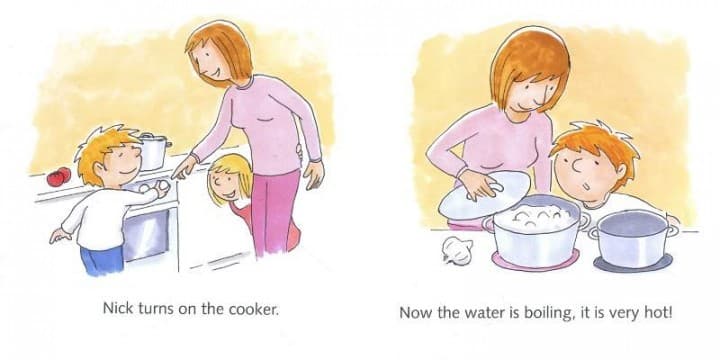 Nick and Lilly - In the kitchen - дитяча книга для вивч. англ.мови, фото - 3